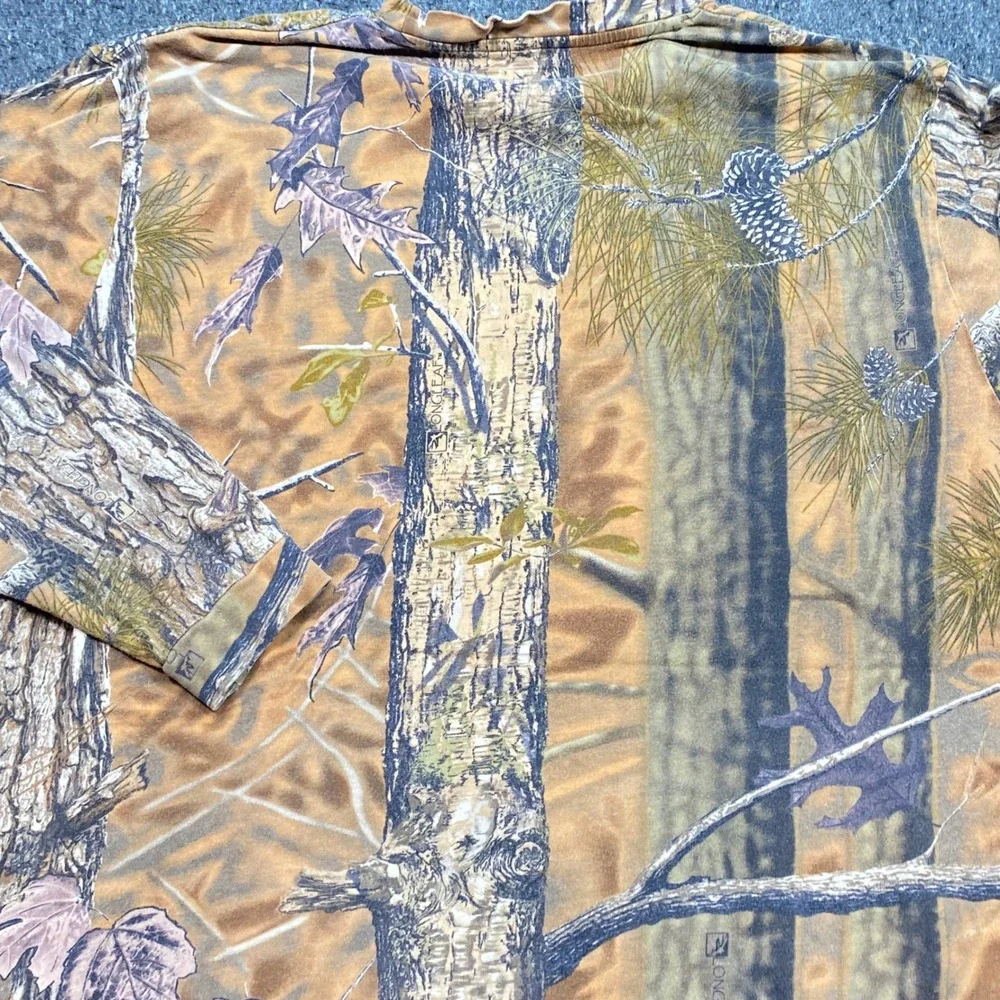 Longleaf Camo Shirt Sz XL Mens Brown Camouflage Forest Hunting Skater Streetwear